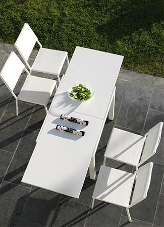 Vermobil Выдвижной прямоугольный садовый стол из металла Sofy Sf2001 - sf2801 - Вид №8