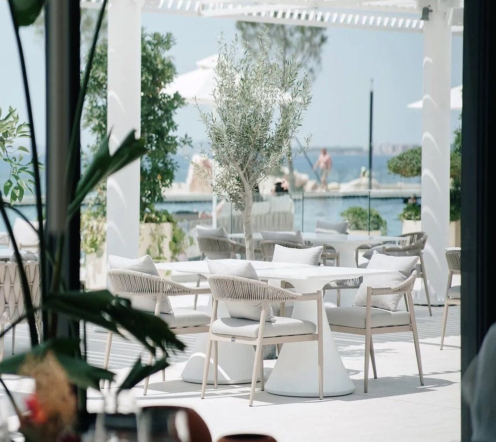 Алюминиевый садовый стул с подлокотниками ABLE MIRANDA ARCH-00071581 - Вид №6