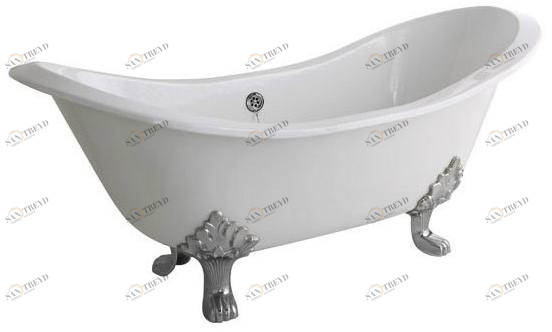 Olympia Ceramica Отдельностоящая чугунная ванна на ножках Impero Varo