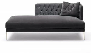Living Divani Стеганая кушетка из ткани Lipp