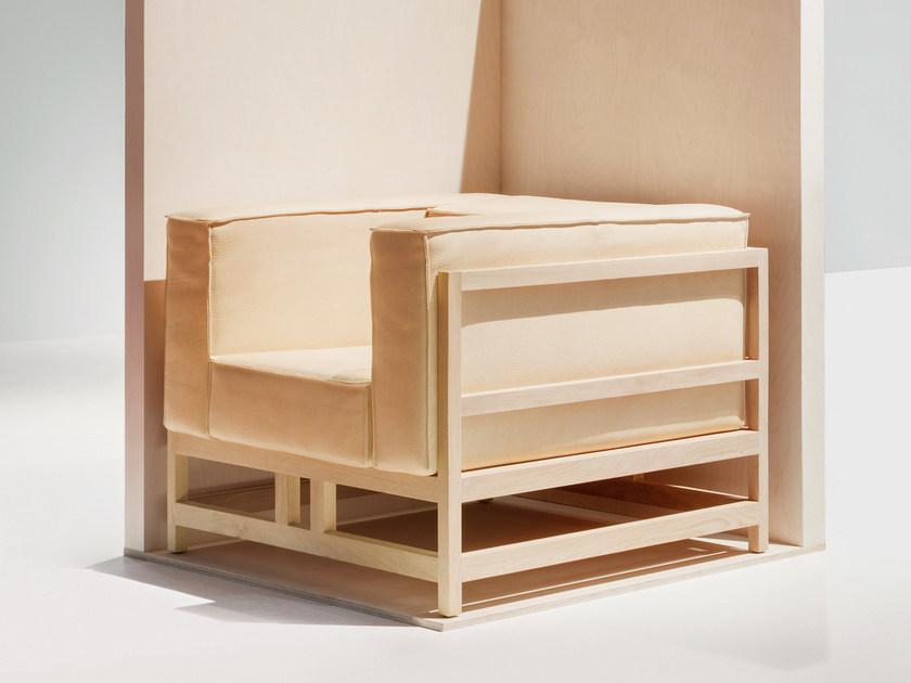 brühl Кожаное кресло с подлокотниками Easy pieces sun-id-1420883 - Вид №7