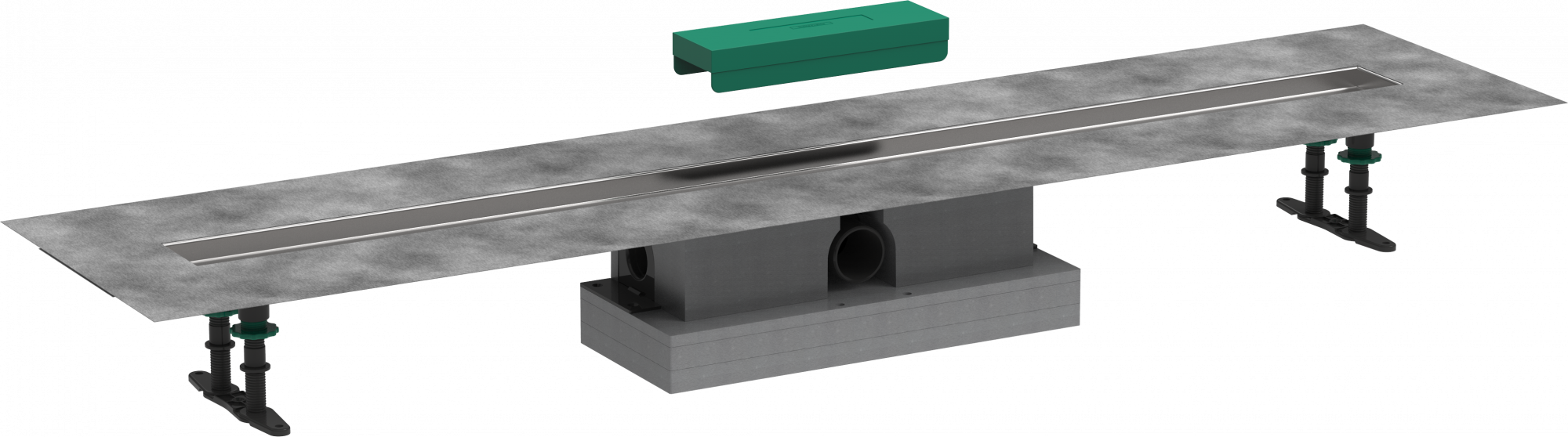 56027180 uBox universal Комплект для стандартной установки - 1200 для отделочных комплектов душевых желобов Hansgrohe 