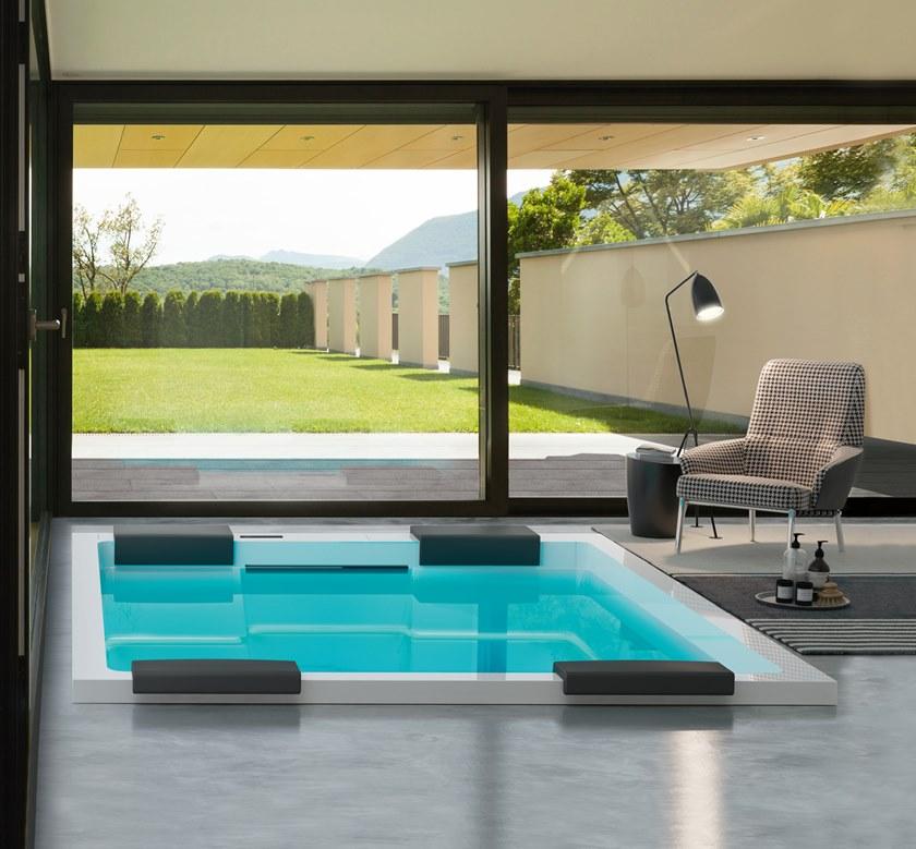 Gruppo Treesse Прямоугольная гидромассажная ванна с хромотерапией Treesse ghost sun-id-1385643 - Вид №1