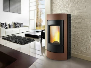 CAMINETTI MONTEGRAPPA Настенная печь на стальных гранулах Ring