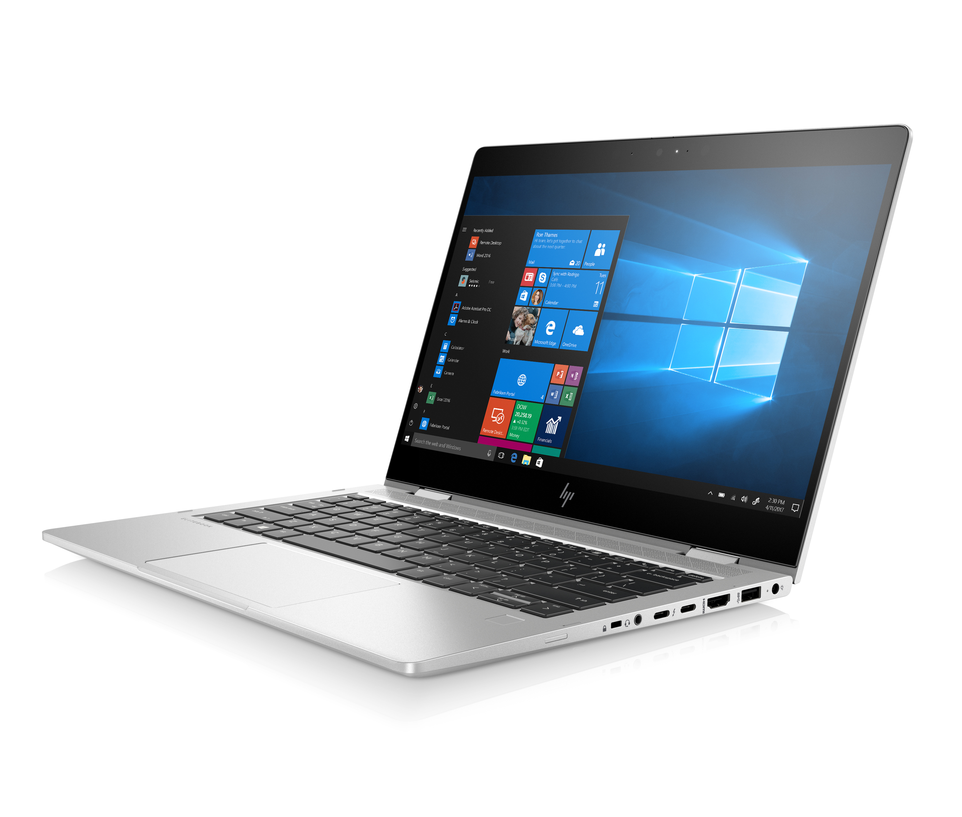 7KN45EA#ACB elitebook x360 830 g6 13.3"(1920x1080)/touch/intel core i7 8565u(1.8ghz)/8192mb/256ssdgb/nodvd/int:intel hd graphics 620/53whr/war 3y/1.35kg/silver/w10pro + 1000 nit sure view HP Santreyd  - Вид №1