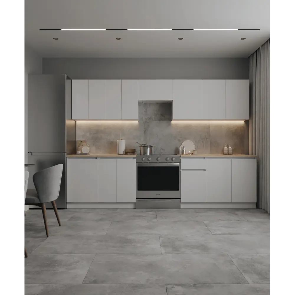 Фасад Santreyd Миус для духового шкафа 60 см белый ЛДСП 89394526 STLM-1478023 - Вид №1