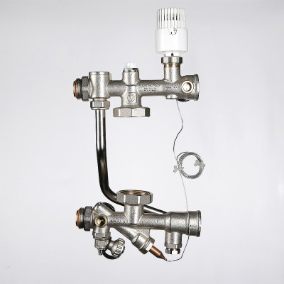 VT.TECHNOMIX.0.130 Насосно-смесительный узел для теплого пола VALTEC TECHNOMIX Valtec 200 мм, 130 мм  - Вид №13