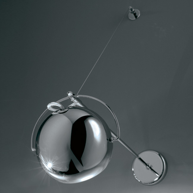 Светильник настенный серебристый Fabbian D57D0515 FABBIAN  00-3882543 Серебро  - Вид №2