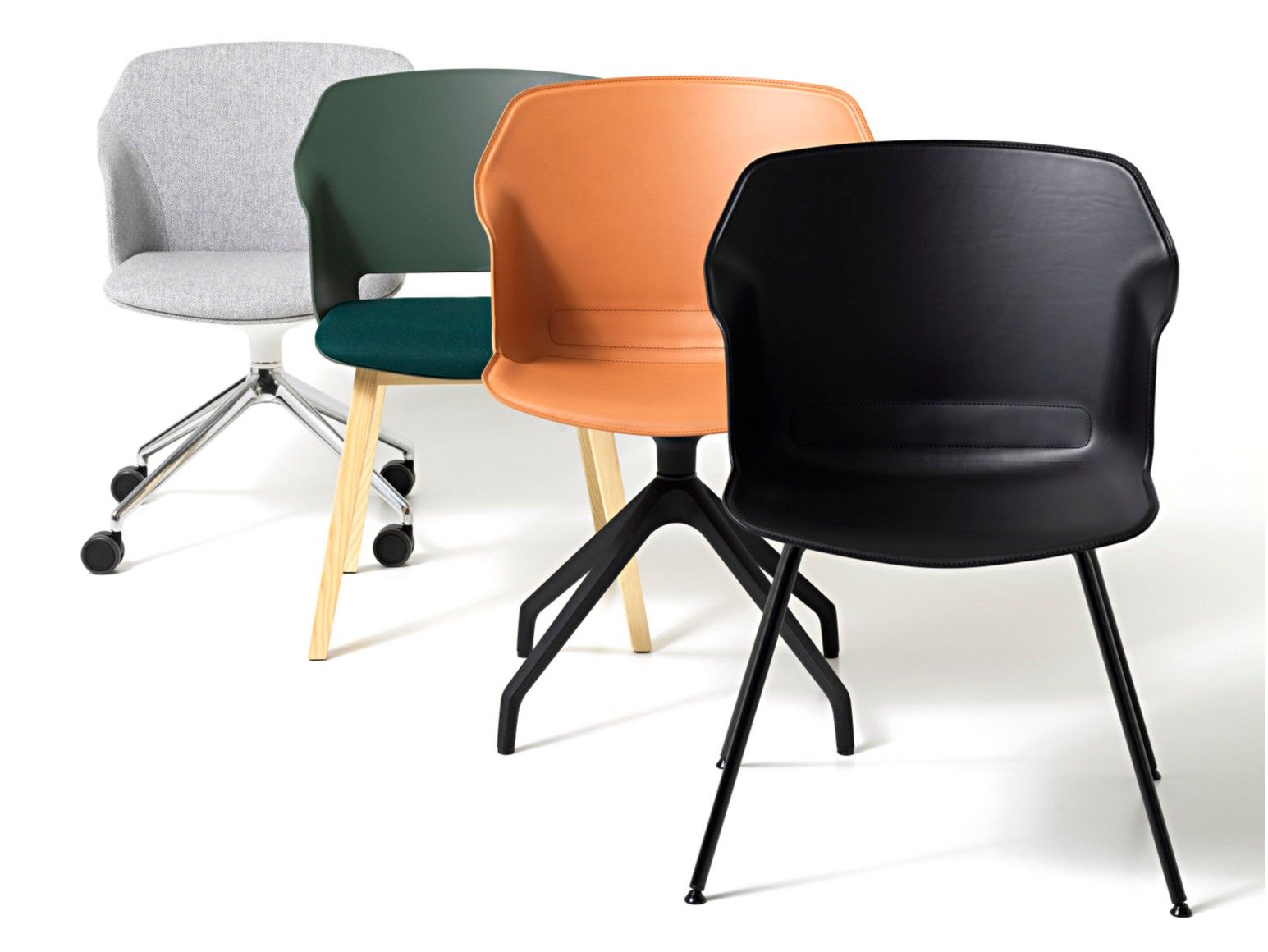 Кожаный стул с подлокотниками Diemme Clop ARCH-00076613 - Вид №2