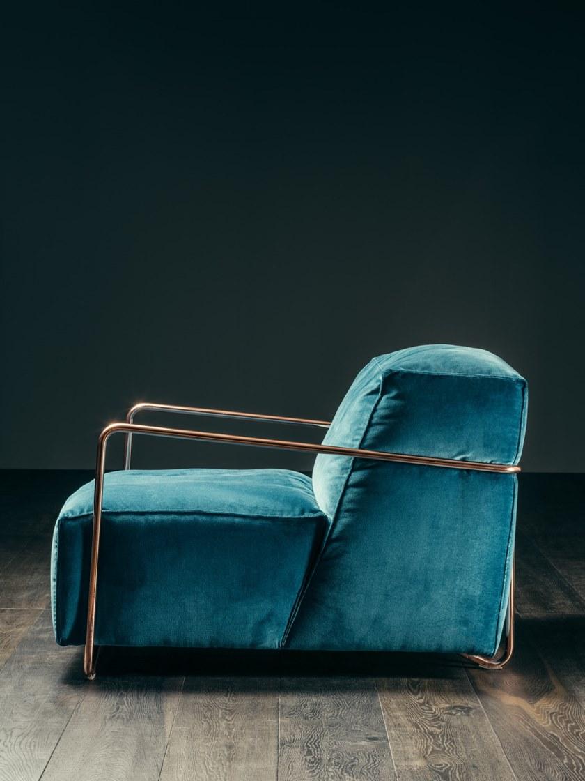 GIOPAGANI Кресло из ткани с подлокотниками Esprit noir sun-id-1369377 - Вид №9