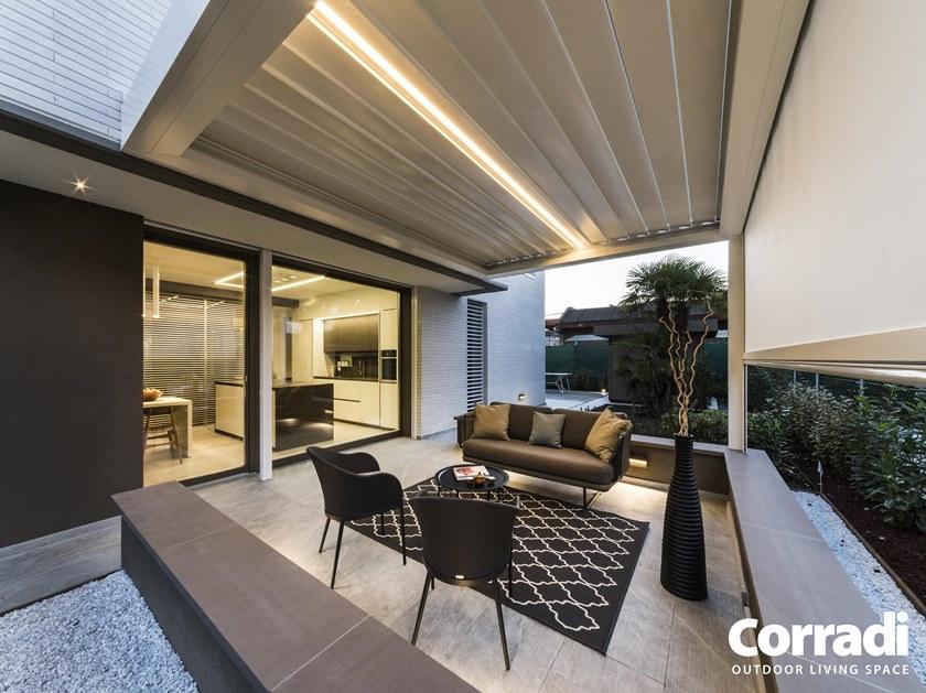 Corradi Алюминиевая пергола с регулируемыми жалюзи Bioclimatics sun-id-1405053 - Вид №10