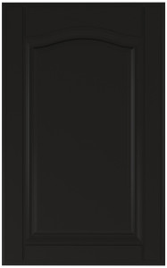 Фасады для кухни Кантри Фрезеровка «Оксфорд» Черный грифельный №300
