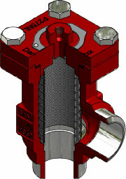 Danfoss FIA — корпус фильтра FIA 50 G STR Корпус фильтра в сборе 147X5250  - Вид №8