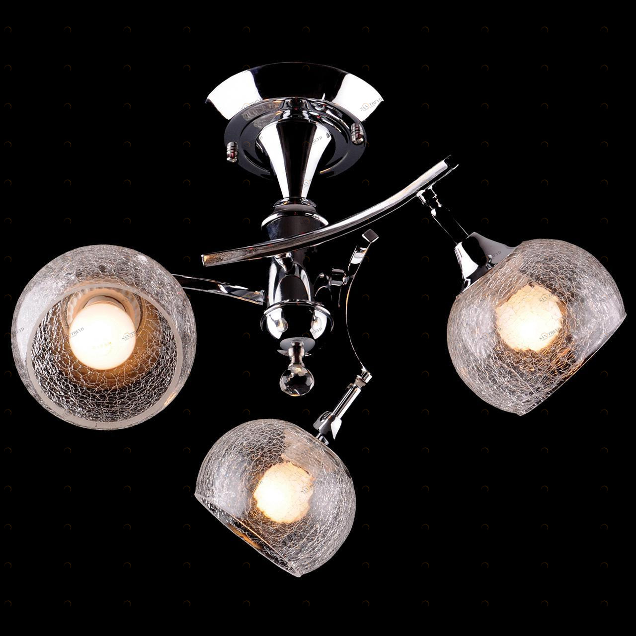 Потолочная люстра Eurosvet Оптима 3353/3Н хром/белая, хром EUROSVET ОПТИМА 182931 Хром