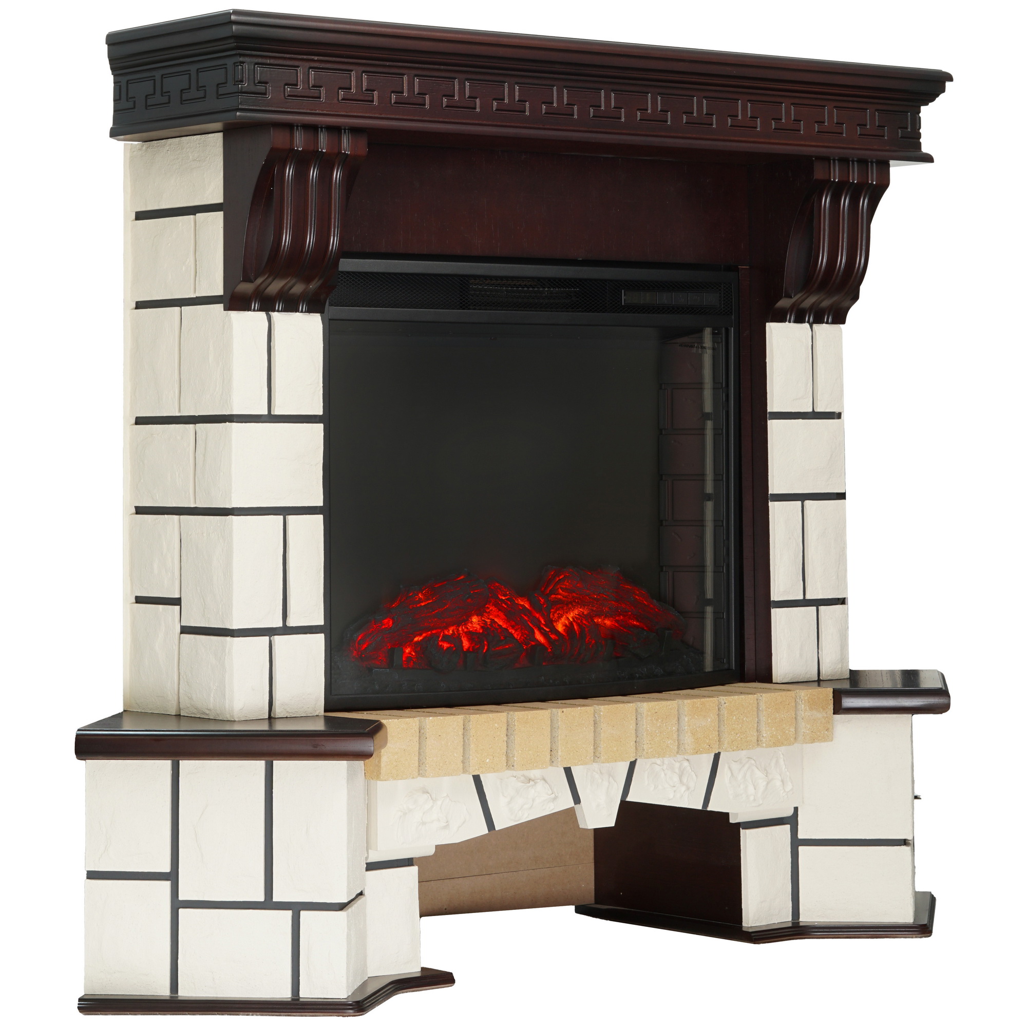 9937255 Каминокомплект RealFlame Stone Corner new 25/25.5 + Evrika 25.5 LED STDN-0111220