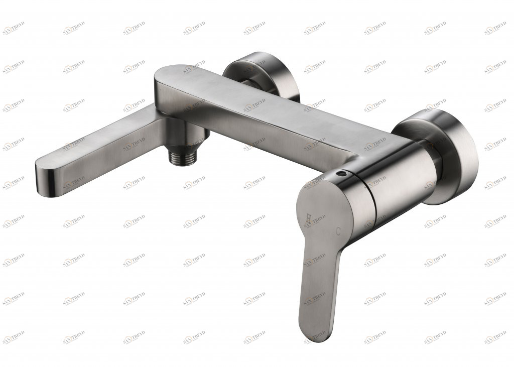 Смеситель для ванны с поворотным изливом, нержавеющая сталь BelBagno DELTA DEL-BLVM-IN