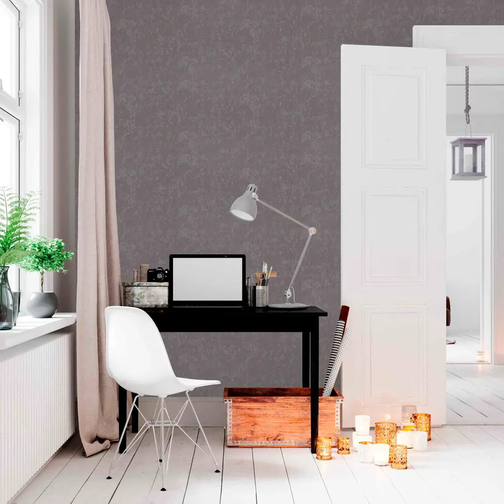 Обои флизелиновые Московская обойная фабрика Дайкири графит 1.06 м 4309-9 STLM-2185144 - Вид №2