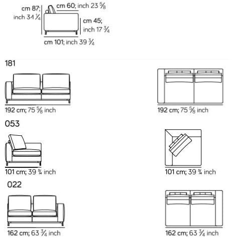 4-местный кожаный угловой диван Amura Dorsey ARCH-00073139 - Вид №4