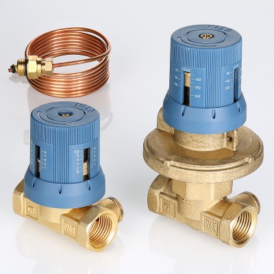 VT.040.G.30006 Автоматический регулятор перепада давлений в комплекте с запорно-регулировочным клапаном Valtec 1", 50–300 мбар  - Вид №5