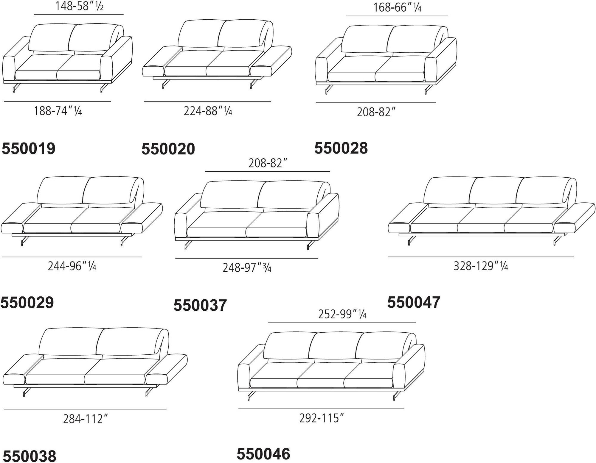 Vibieffe Диван из ткани или кожи с подголовником sun-id-1481566 - Вид №14
