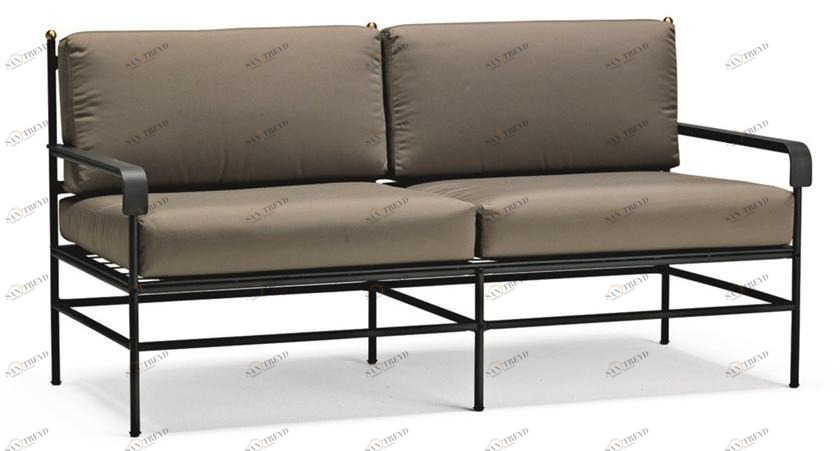 Unopiù Садовый диван из оцинкованного железа и акриловой ткани Toscana Todi