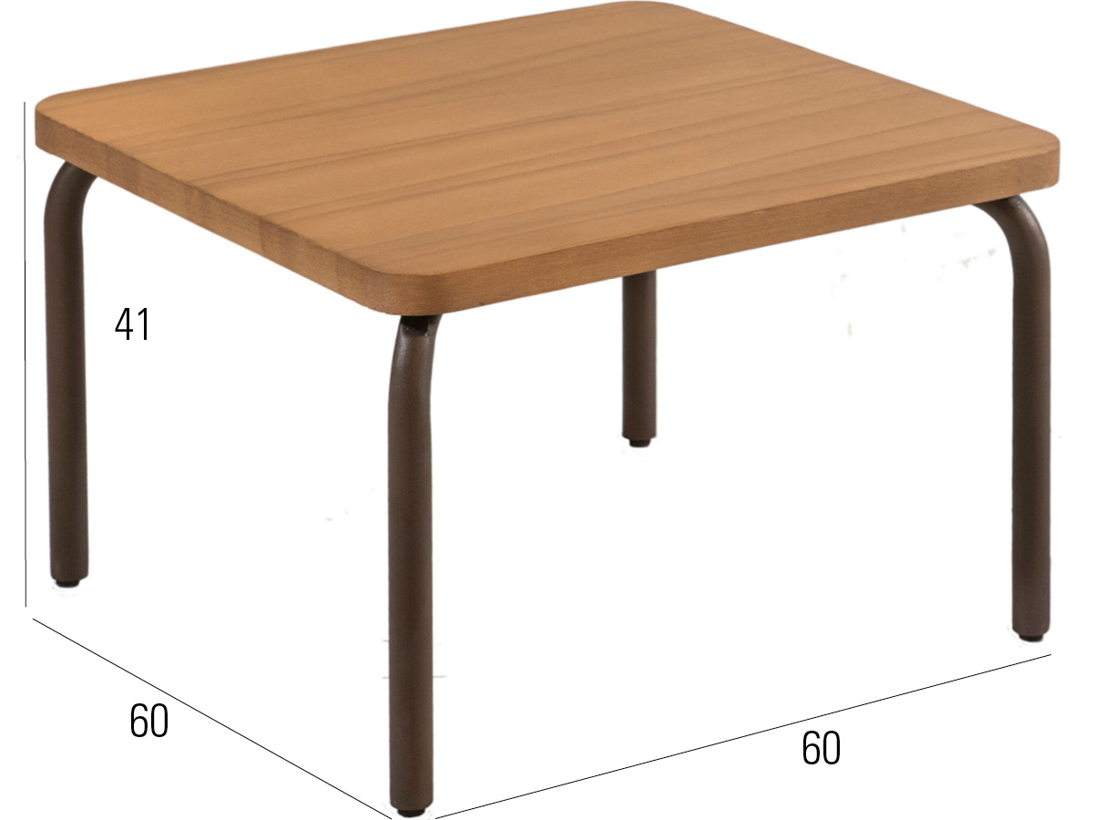 60.00.0639 Серенгети стол для отдыха 60 x 60 Mbm  - Вид №2
