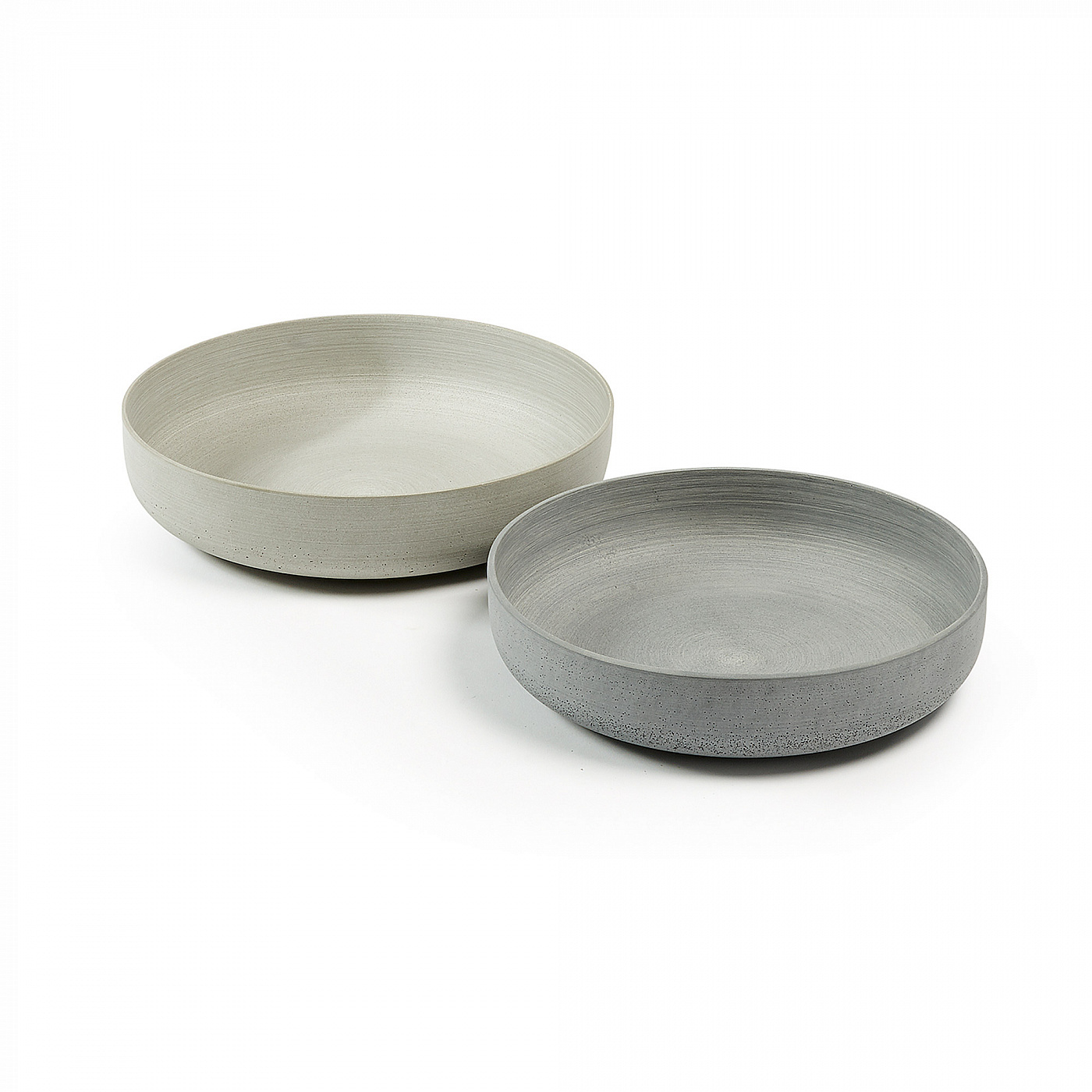 057657 Комплект из 2-х чаш Stefy бежевый, серый La Forma Marta