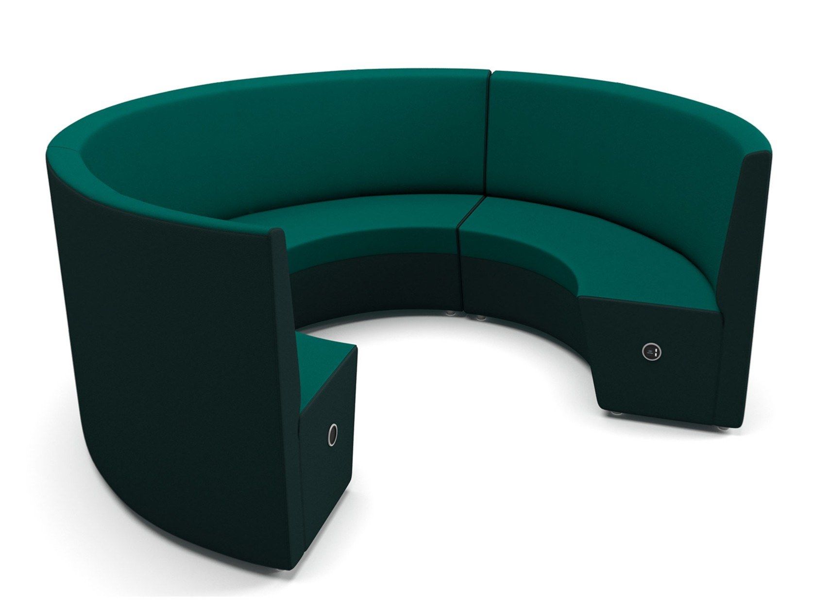 Изогнутый тканевый диван с огнестойкой обивкой Domingo Salotti Джастин ARCH-00019325