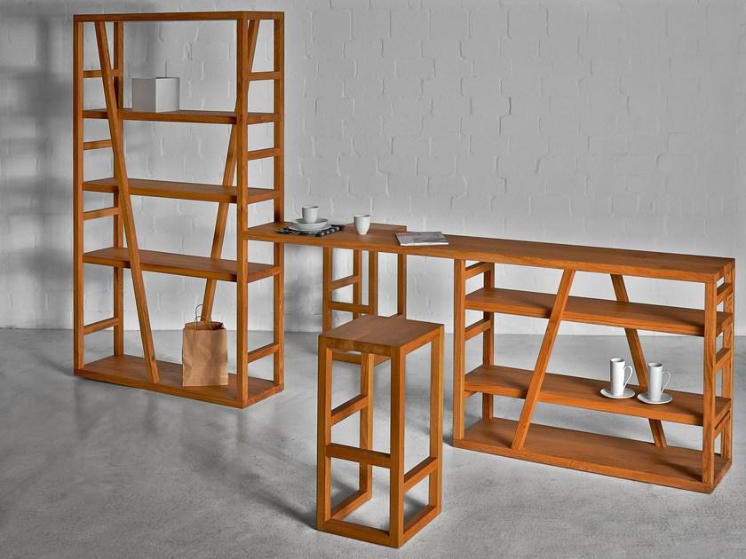 Vitamin Design Открытый книжный шкаф из массива дерева Fachwerk sun-id-1399690 - Вид №4