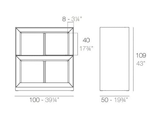 Барная стойка с подсветкой на открытом воздухе Vondom ARCH-00117976 - Вид №3