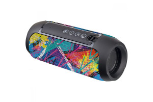 16515577 Bluetooth-колонка STREET ART черная с рисунком 30014721 Perfeo