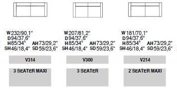 Rossini Sofas Мягкий кожаный диван Adige sun-id-1405340 - Вид №3