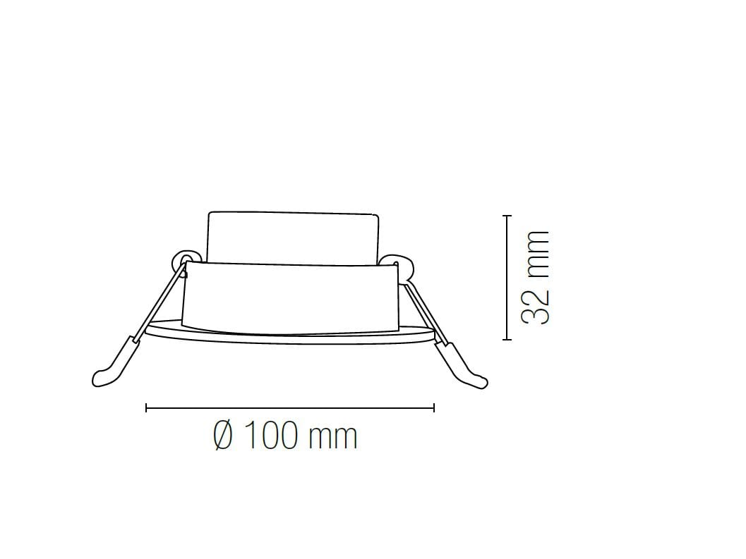 Алюминиевый встраиваемый прожектор с системой RGB Fan Europe Lighting INTEC ARCH-00106488 - Вид №2