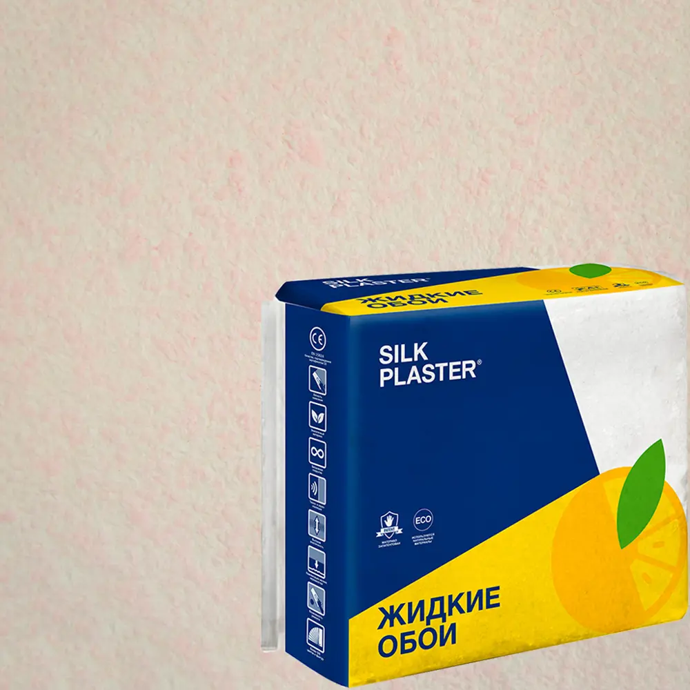 Жидкие обои Silk Plaster Absolute А204 0.74 кг цвет светло-розовый 82736066 STLM-2137316 
