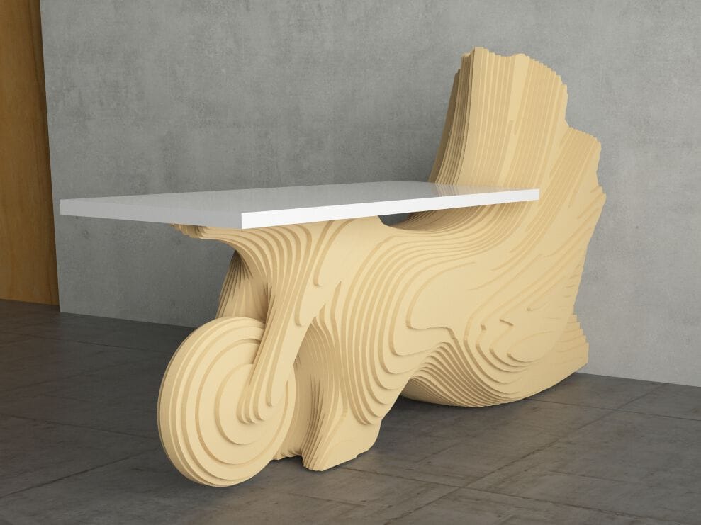 Прямоугольный стол MYWOODREAM MOTO ARCH-00081054