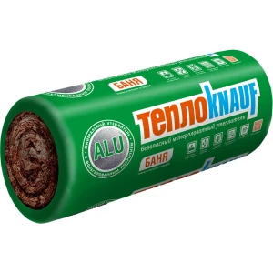 Утеплитель ТеплоKnauf Баня 50 мм рулон 1.2x12.5 м 15 м²