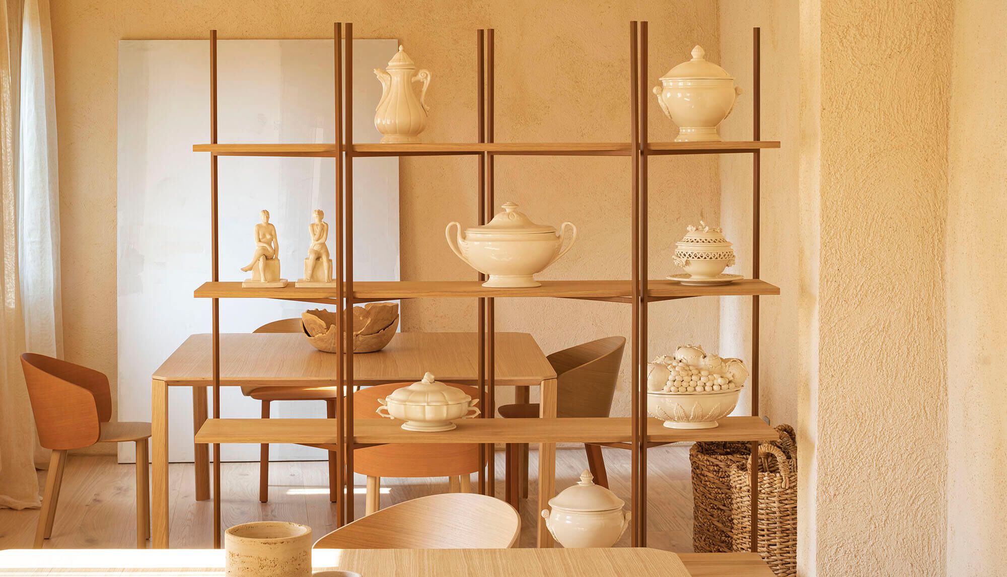 Отдельно стоящий секционный книжный шкаф True Design Ethrio ARCH-00057073 - Вид №11