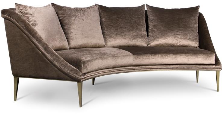 KOKET Изогнутый бархатный диван Geisha sun-id-1434085 - Вид №1