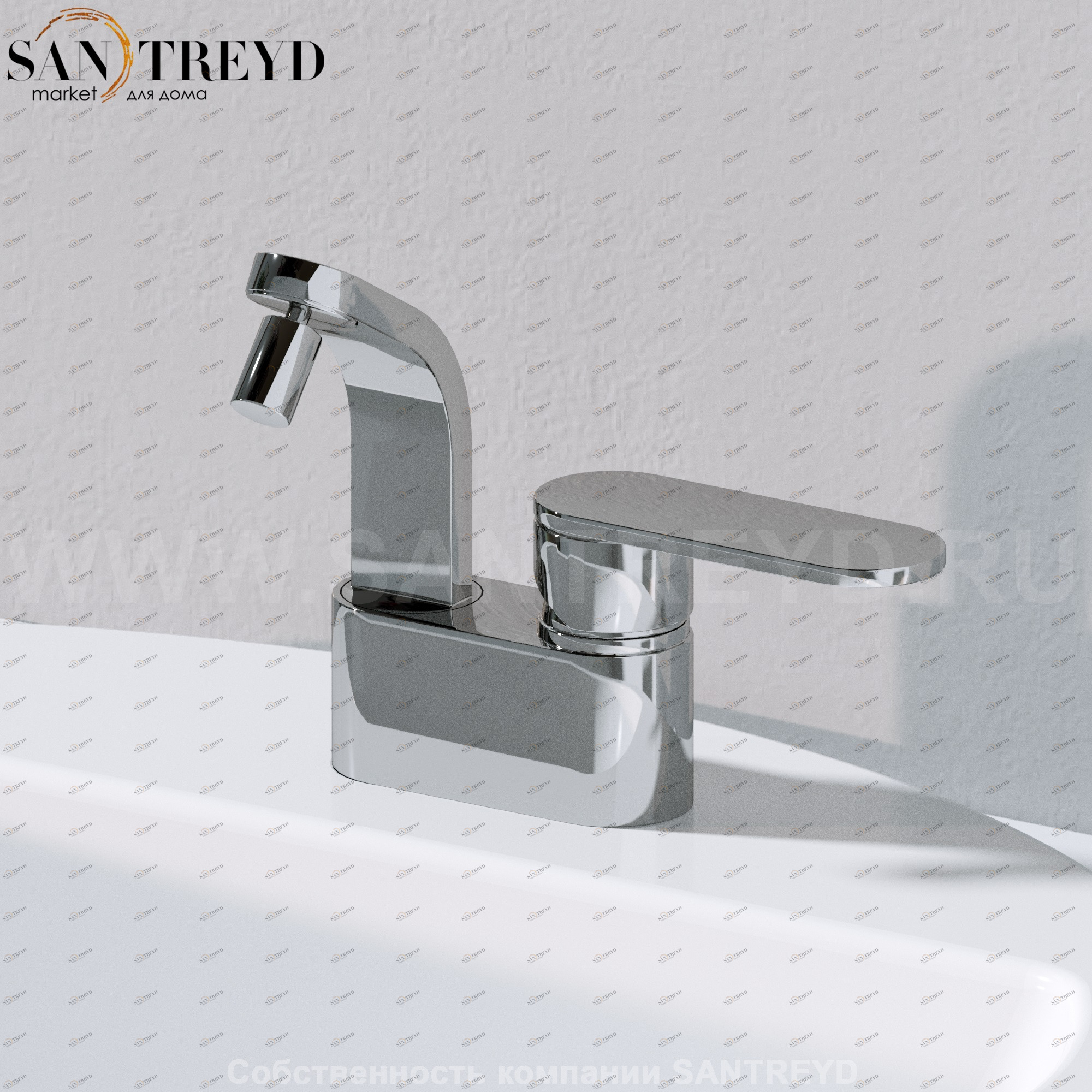 Flaminia ONE Смеситель для раковины хромированный 114070F Ceramica Flaminia