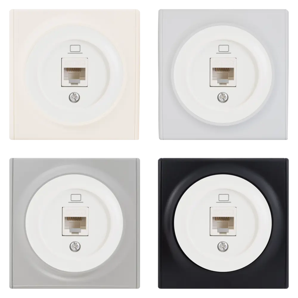 ONEKEYELECTRO Florence — компьютерная розетка для интернета и локальных сетей 82126964 STLM-0019850 - Вид №1