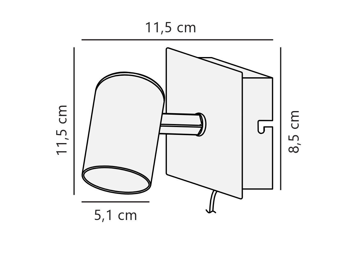 Регулируемая металлическая настенная лампа Nordlux Frida ARCH-00046580 - Вид №4