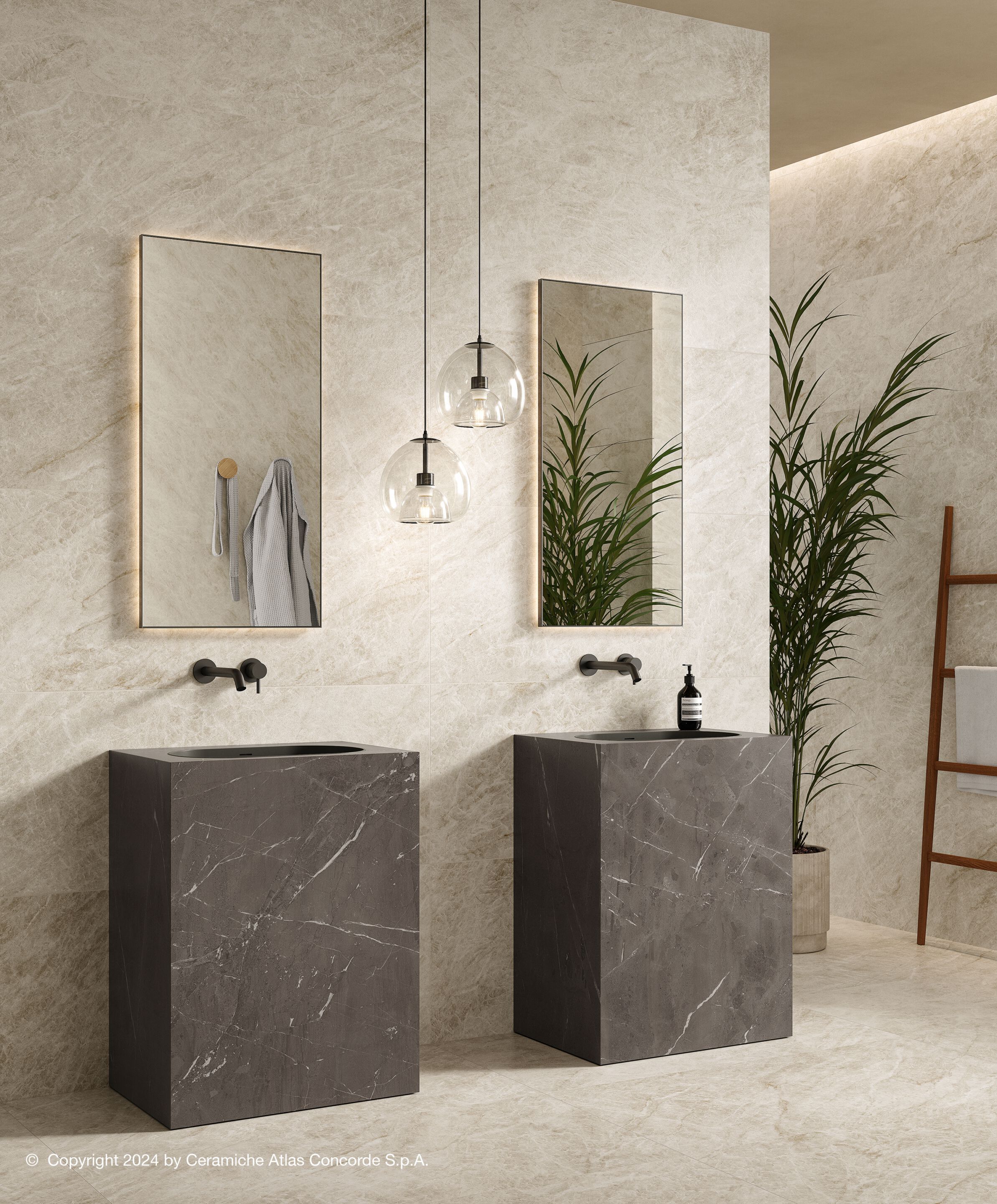 Пол / керамогранит с мраморным эффектом Atlas Concorde Marvel Diva ARCH-00083250 - Вид №35