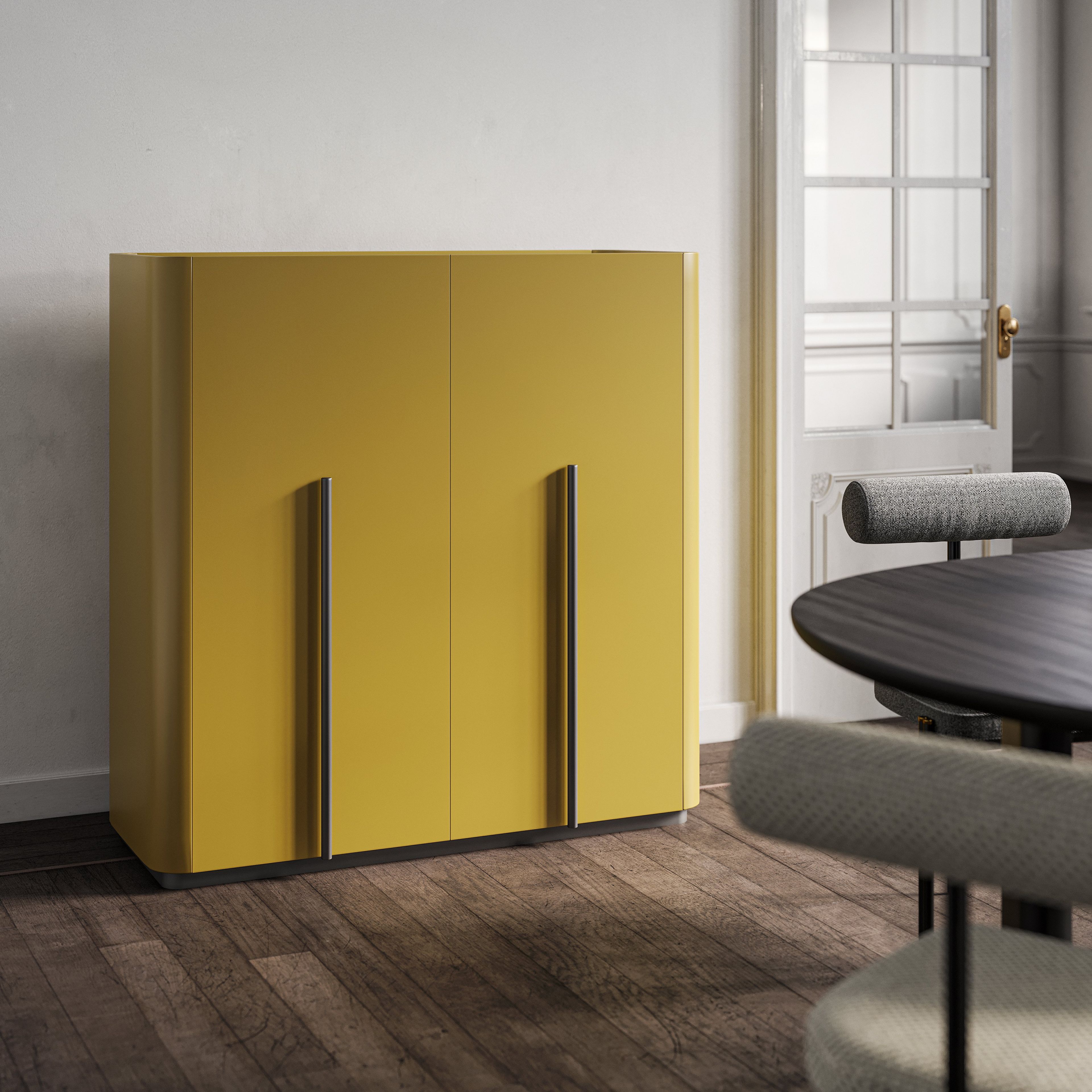 Шкаф из МДФ с распашными дверцами Liu Jo Living Collection ARCH-00082456 - Вид №4