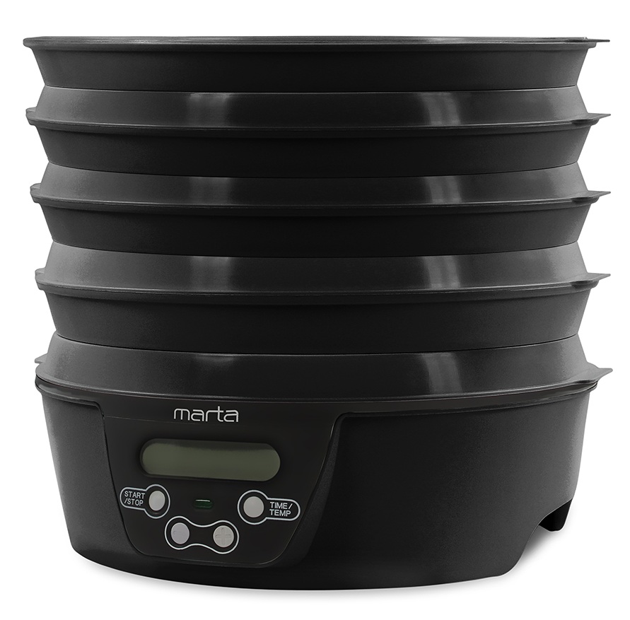 9934671 Сушилка для овощей и фруктов MARTA MT-FD1888C черный STDN-0113287 - Вид №2
