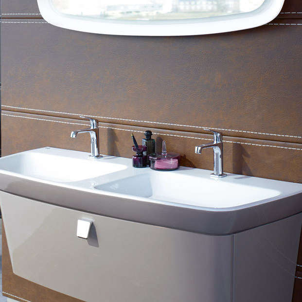 Композиция №2 Max1 Collection комплект мебели для ванной комнаты Burgbad 42089 - Вид №1