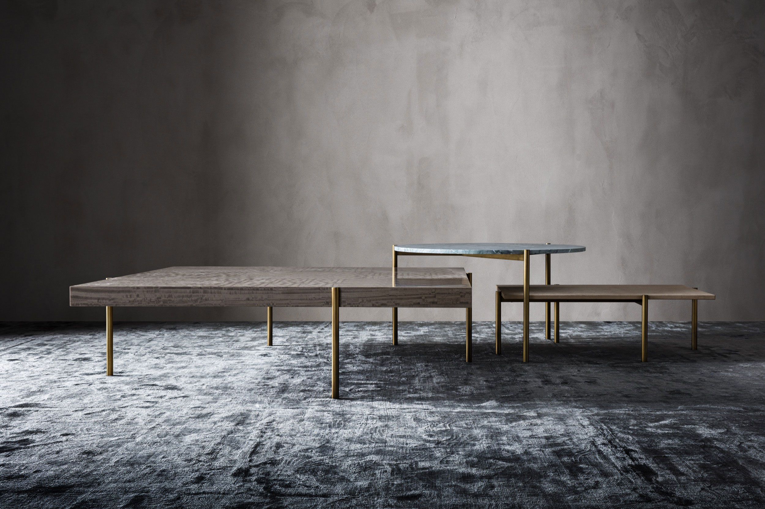 Прямоугольный журнальный столик с кожаной обивкой OAK Metronome ARCH-00062830 - Вид №3