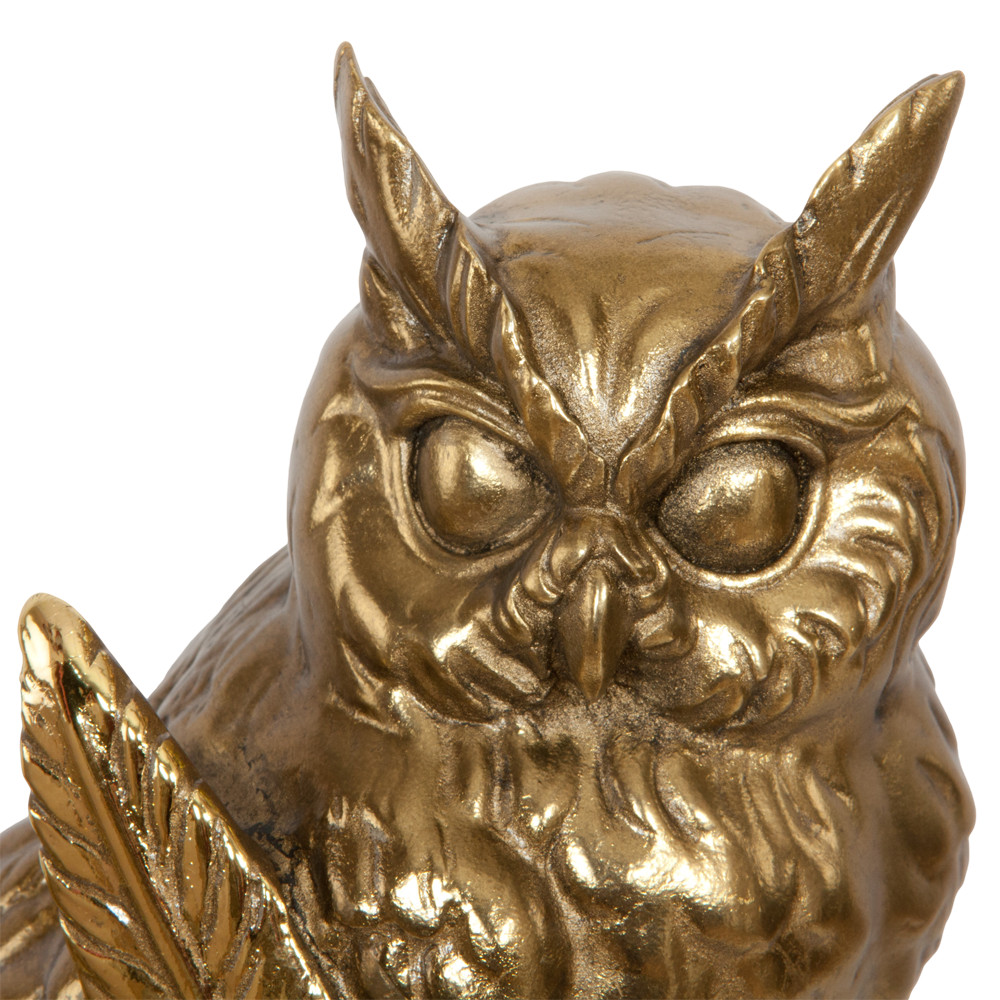22378 Статуэтка Ученый Филин 20 см Бронза BOGACHO 4627138239445 - Вид №1