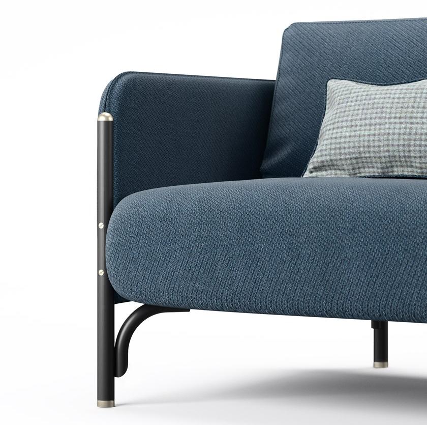 Wiener GTV Design 2-местный тканевый диван Jannis sun-id-1504788 - Вид №8