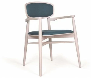 Fenabel Мягкое деревянное кресло с подлокотниками Donasella