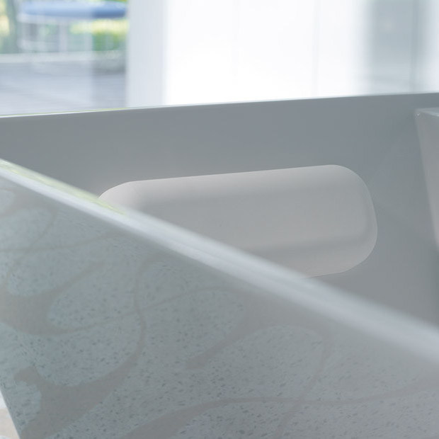 MWAP180 Senza Collection ванна из минерального литья, отдельно стоящая Burgbad 42709 - Вид №4